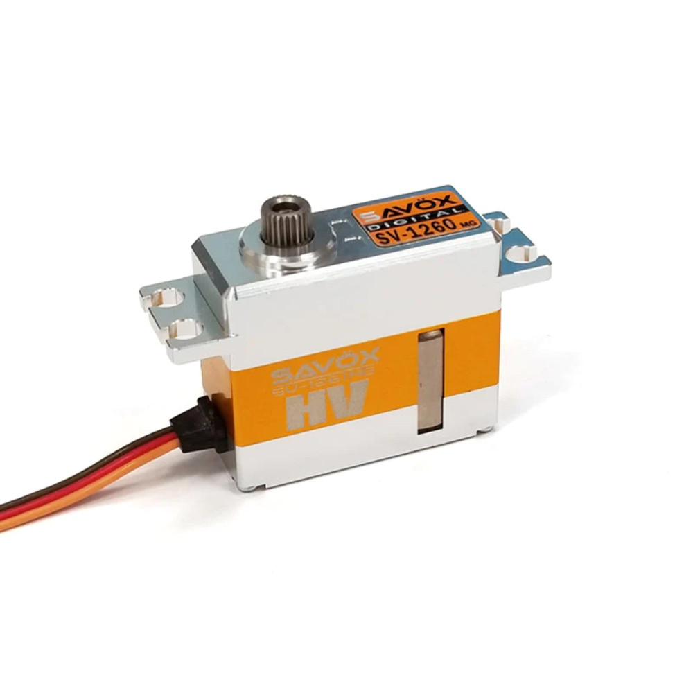 Savox SV-1260MG HIGH VOLTAGE 7.4V / .055 sec / 167 oz. Mini Digital Alum Servo