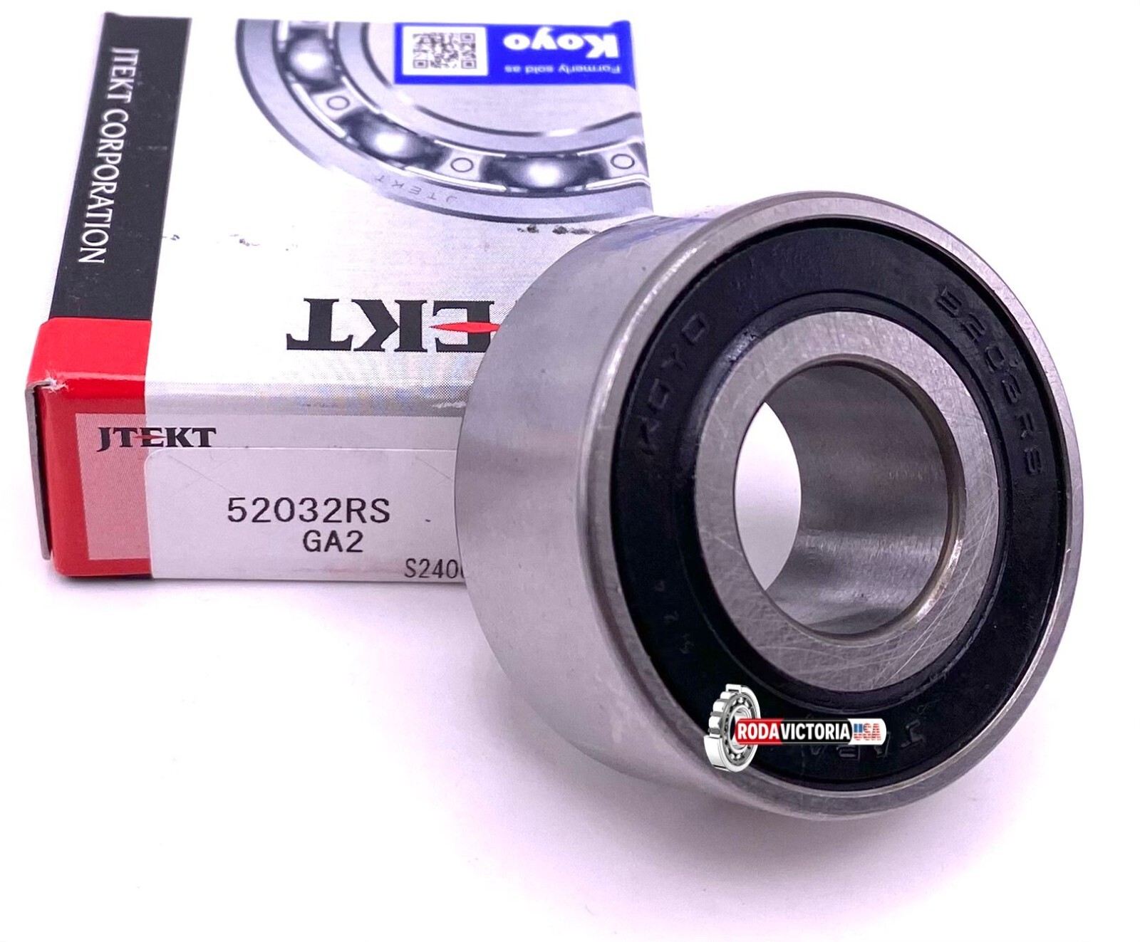 KOYO Japan 5203 2RS Ball Bearing, Rubber Sealed BD17-31 DUM8 3203 17x40x17.5 mm