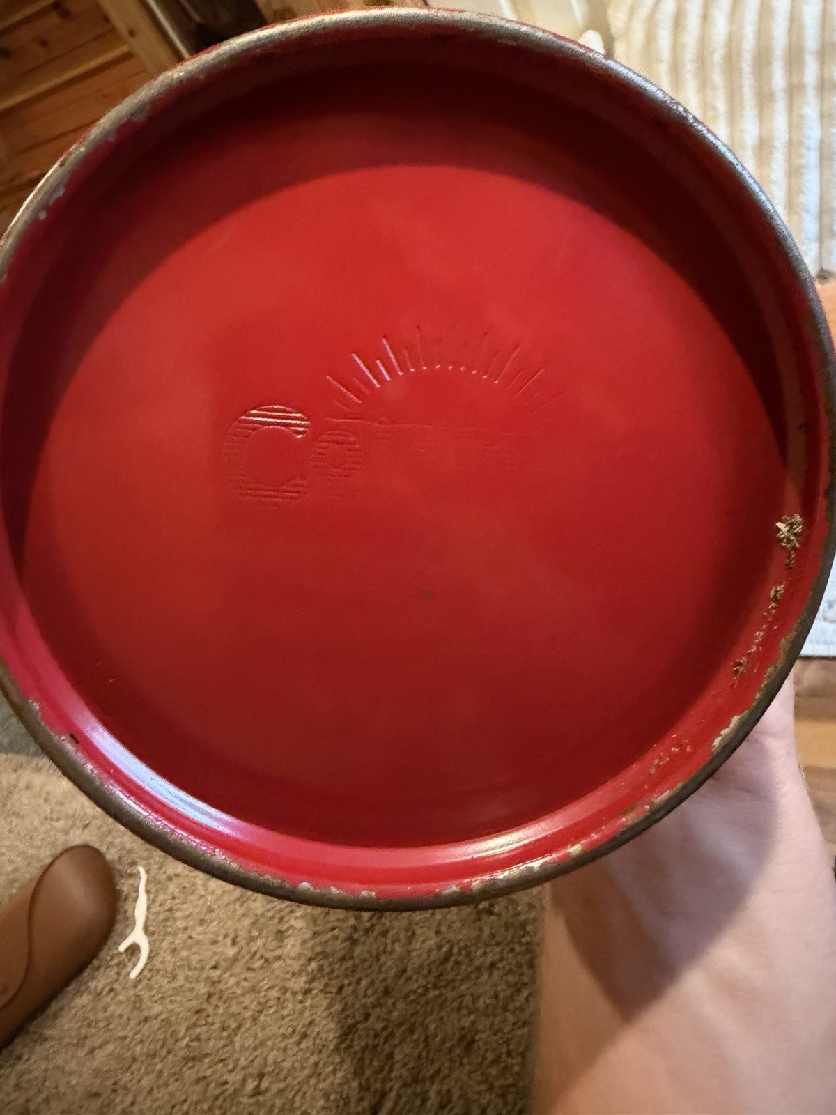 Vintage 1963 Coleman 200A Red Lantern Single Mantle Dated 8-63