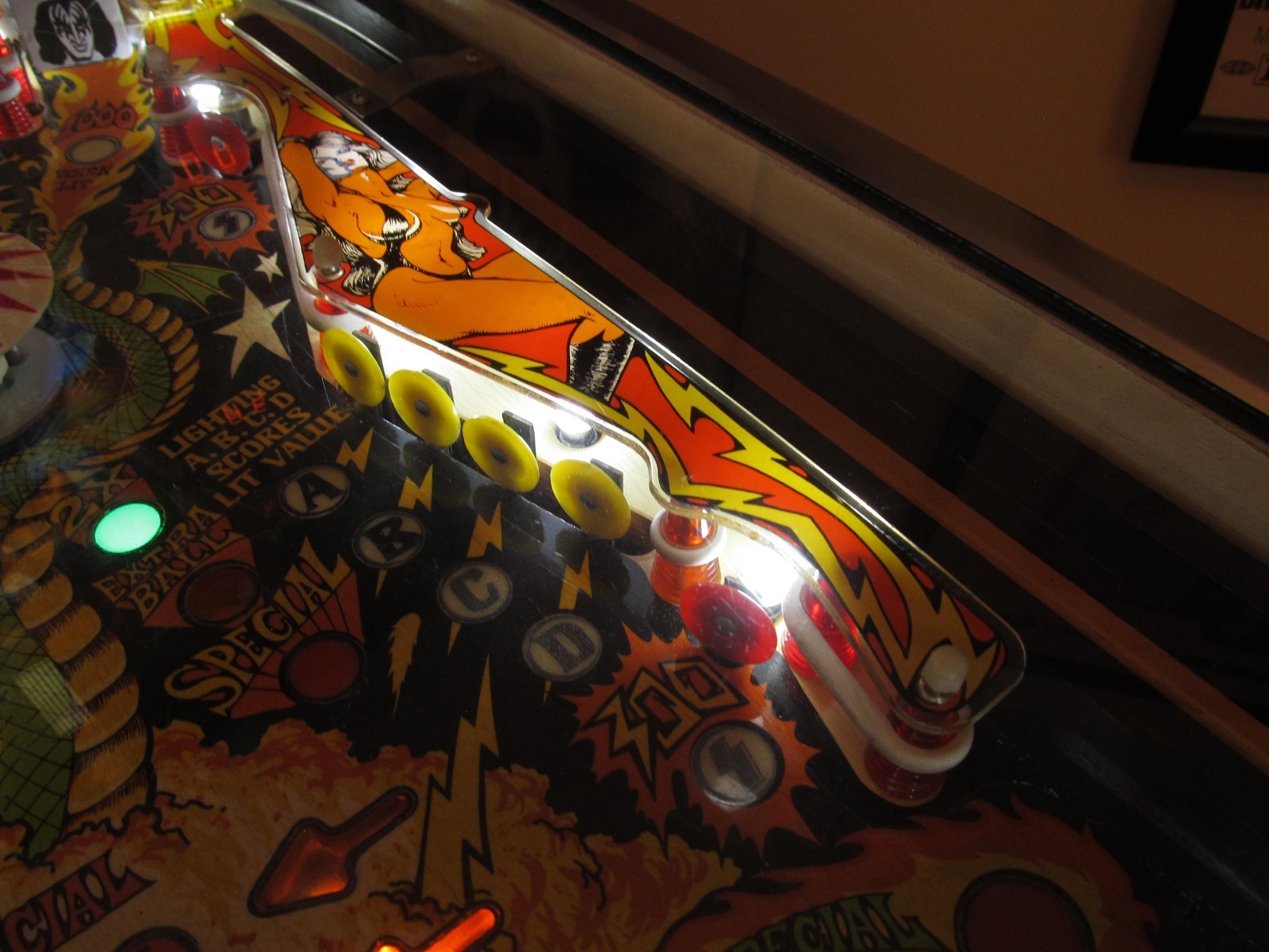 Bally 1978 "KISS" Original Classic Pinball Machine
