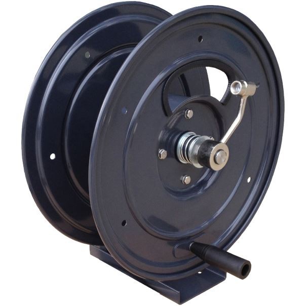 General Pump 3/8" x 150' Industrial Hose Reel with Pedestal 5,000 PSI 300° F