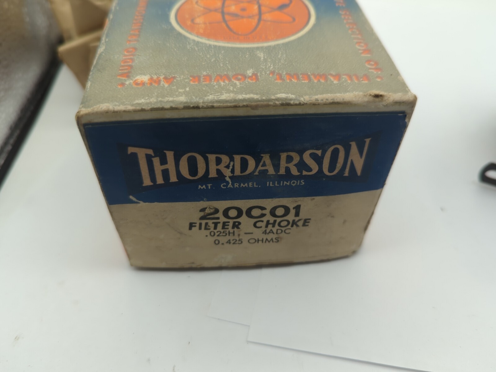 Thordarson 20C01 FILTER CHOKE HAM RADIO UNUSED UNTESTED