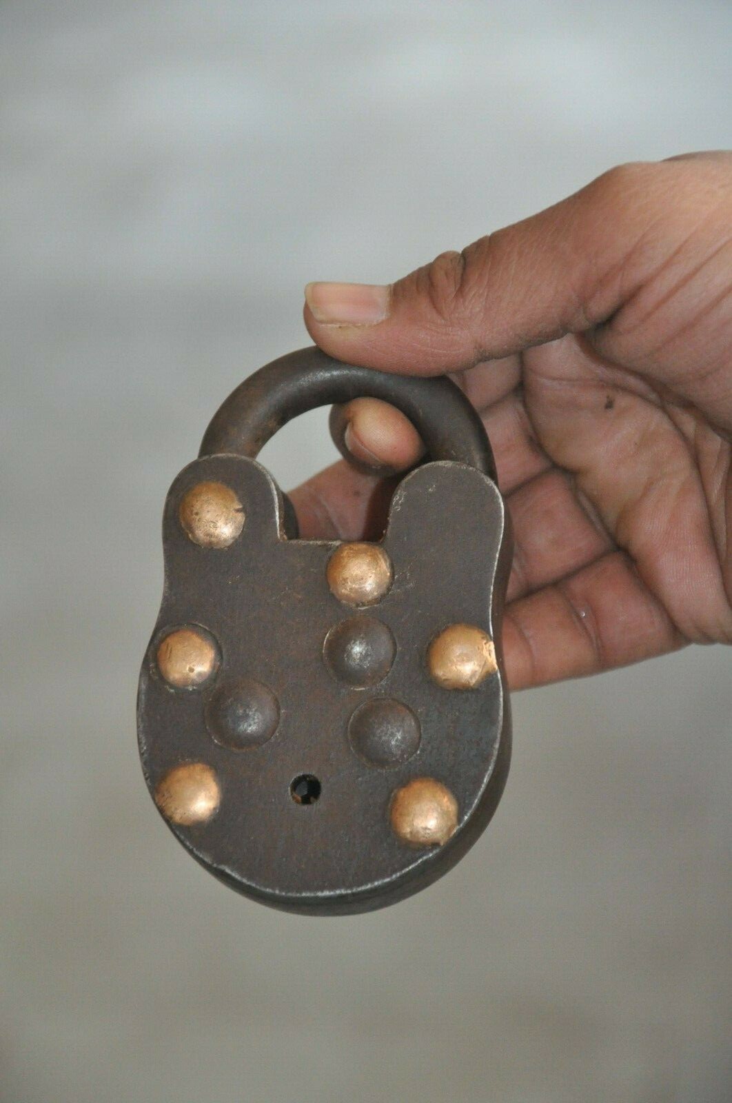 2 Pc Vintage Iron Unique Different Shape Handcrafted Padlocks
