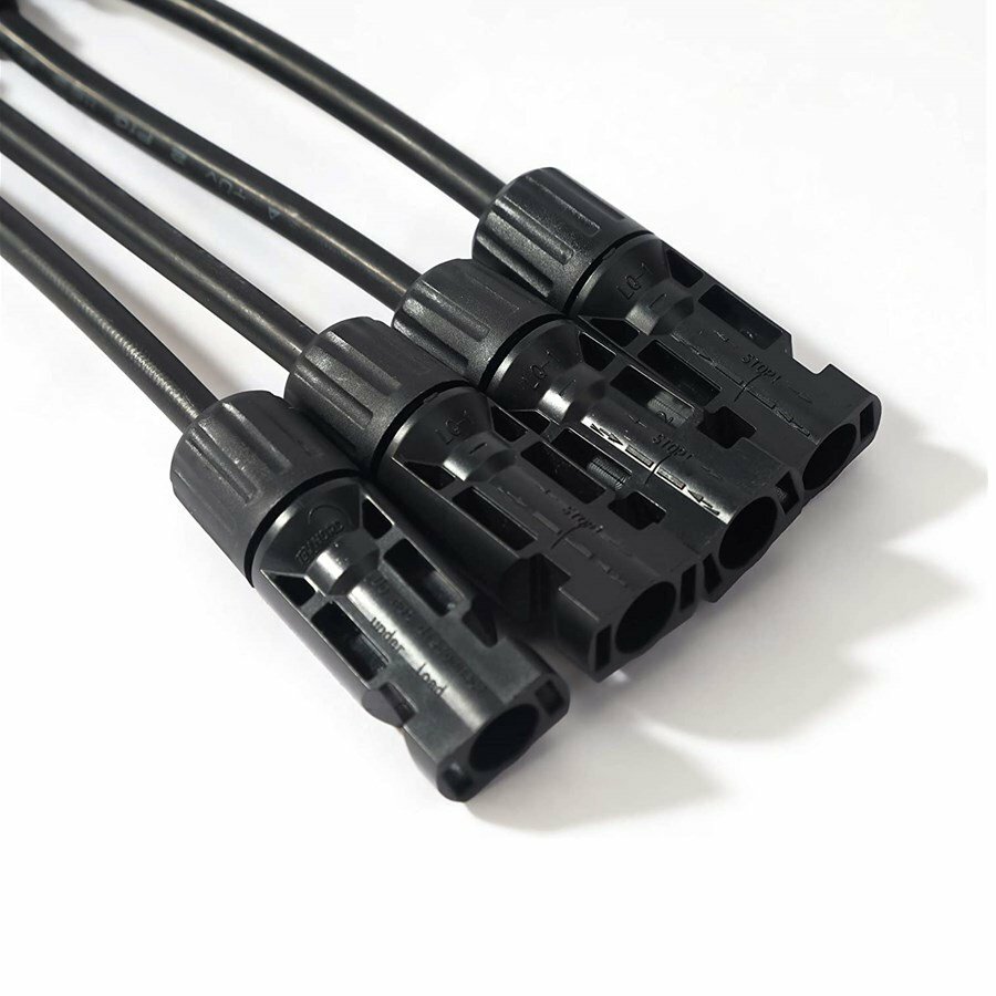 Solar Cable Y Panel Branch Connector IP65 Waterproof Solar Adapter Connector USA