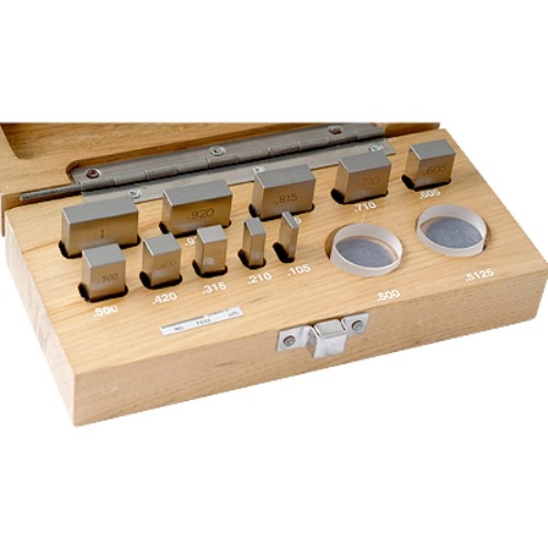12 PIECE MICROMETER CHECKING GAGE BLOCK SET(GRADE-0) (4101-0032)