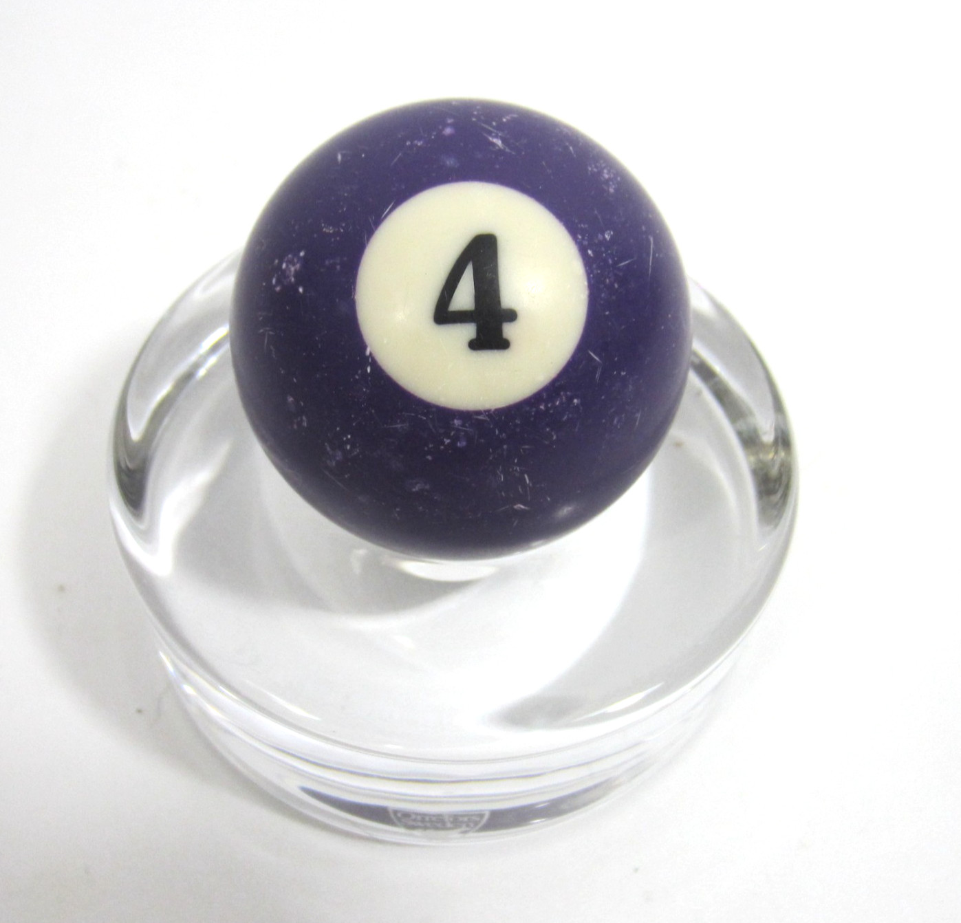 Vintage 2 1/4" Billiard Ball #4 Purple Solid Pool Replacement Lost Single