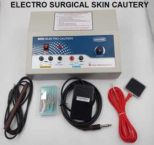 ElectroS.urgical Mini Cautery Machine Manual Bipolar Monopolar Healocator Qualit
