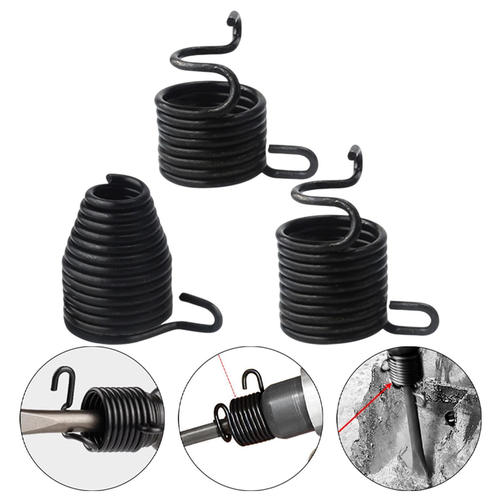 3 Pieces Chisel Spring Air Hammer Spring Derusting Easy to Assemble Mini