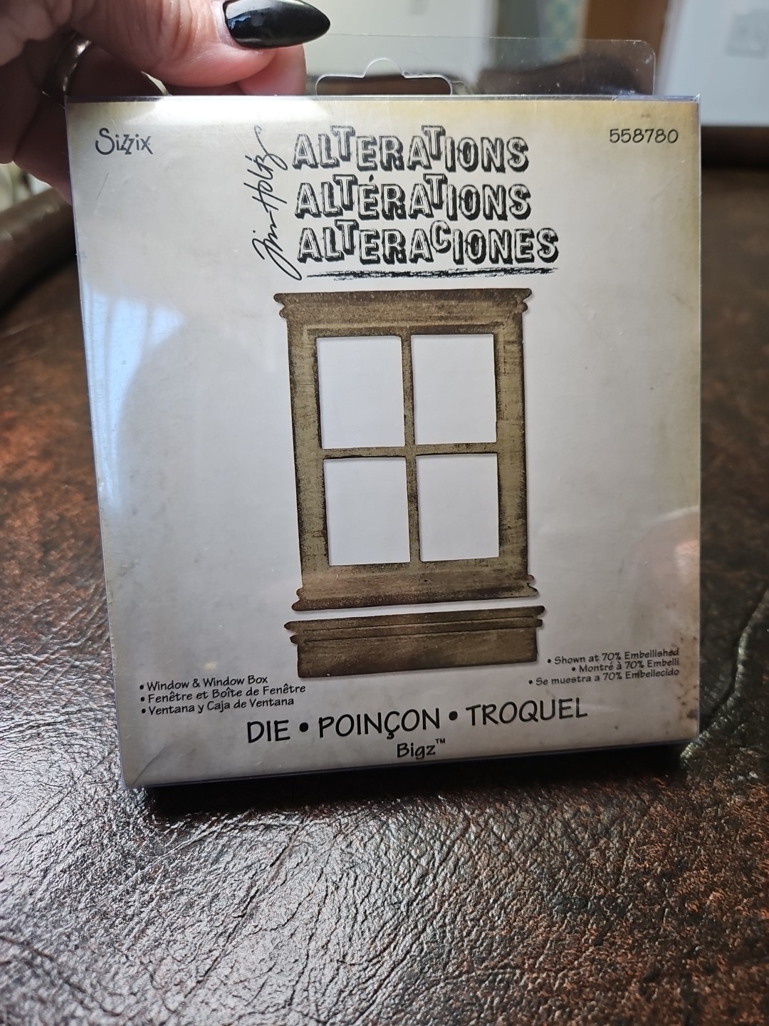 Sizzix Tim Holtz Alterations Dies Window & Window Box #658780 New