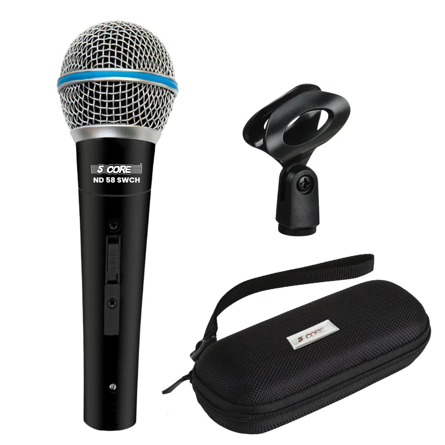 5 Core Professional Dynamic Karaoke Singing Microphone XLR Wired Microfono