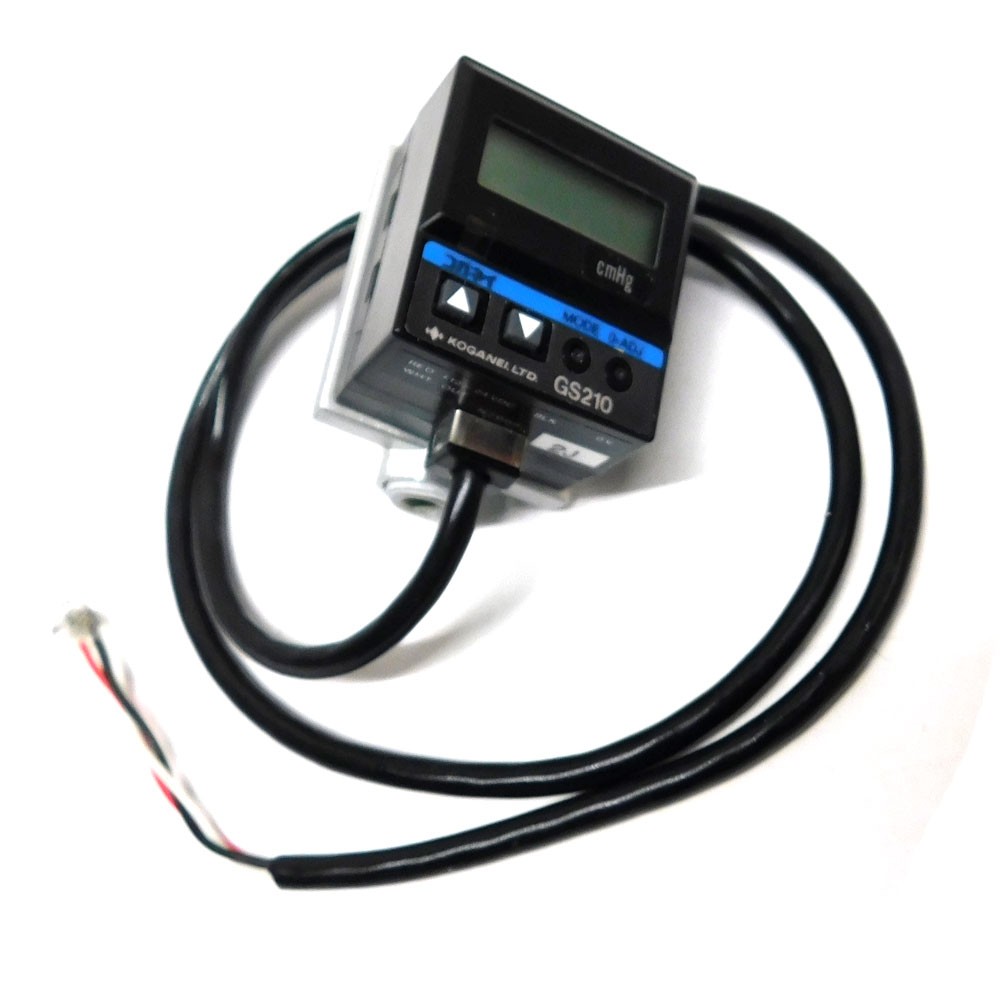 NEW Koganei GS210 Digital Pressure Gauge With Built In Sensors 0~76 cmHg