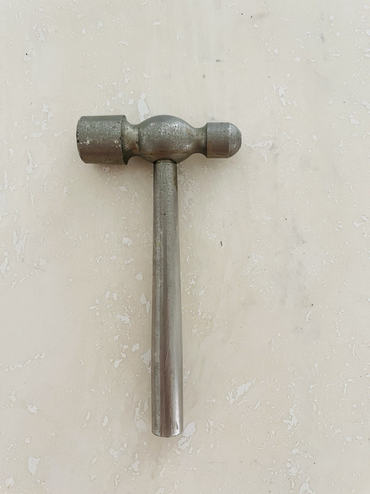 Vintage Ball Pein Peen Jewelers Mini Hammer 4 1/4" Hollow Handle *Read
