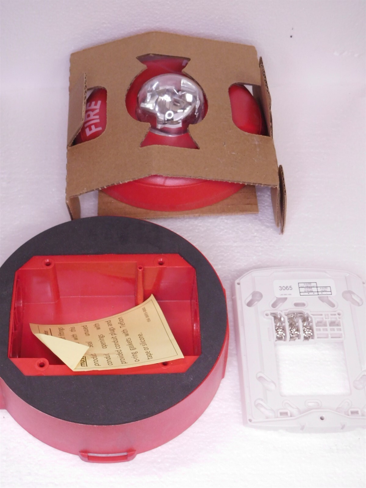SPECTRA ALERT ADVANCE SYSTEM SENSOR SCRK STROBE RED (S10)