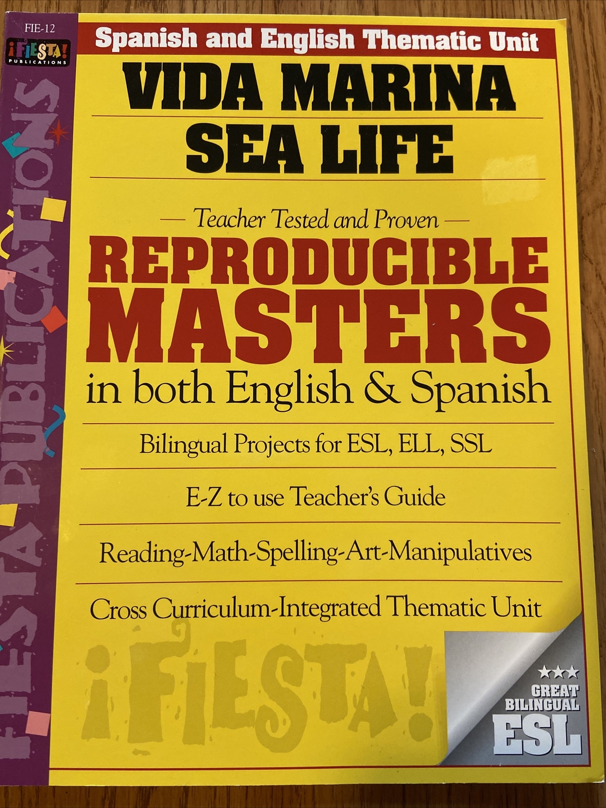 VIDA MARINA/SEA LIFE [Spanish and English Thematic Unit] IN ENGLISH AND SPANISH
