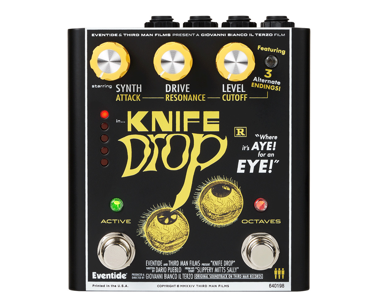 Eventide Knife Drop Sub Octave Fuzz and Mono Analog Synthesizer Pedal - Open Box
