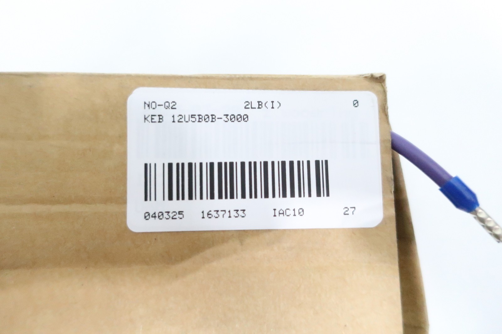 Keb 12U5BOB-3000 Emc-filter Inverter