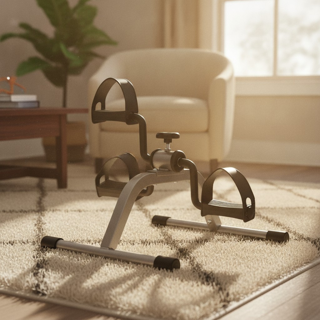 Portable Mini Exercise Bike - Boost Circulation for Legs & Arms, Compact Design