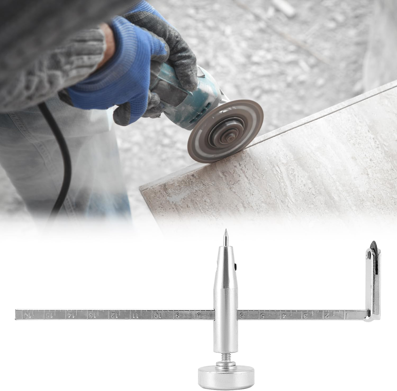 Durable Drywall Circle Cutter, Sturdy Metal Construction