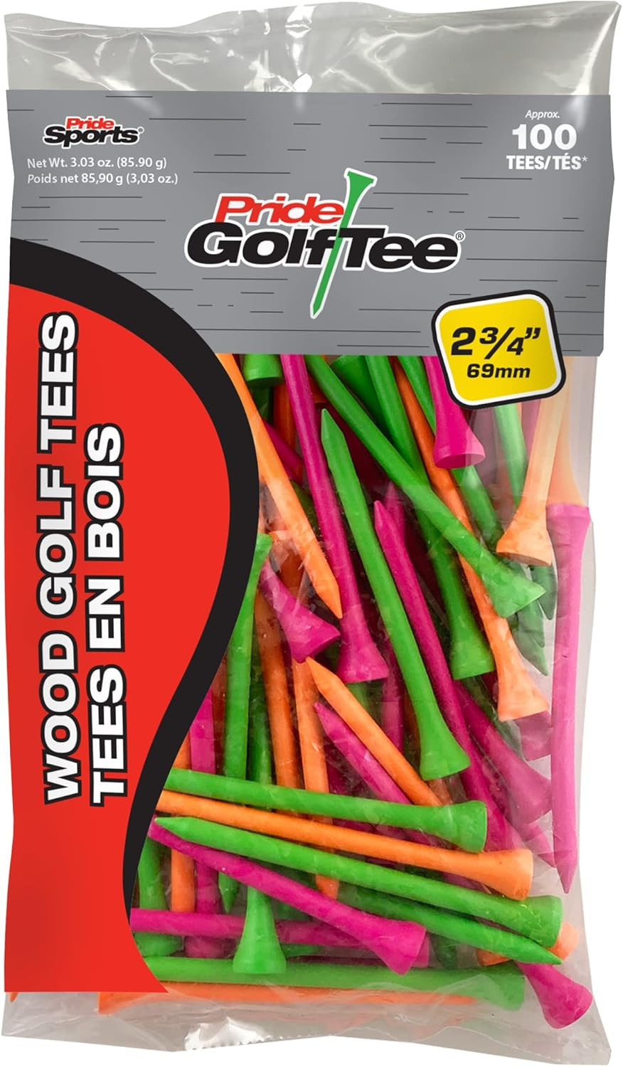 , 2-3/4 Inch Deluxe Tee, 100 Count Bag