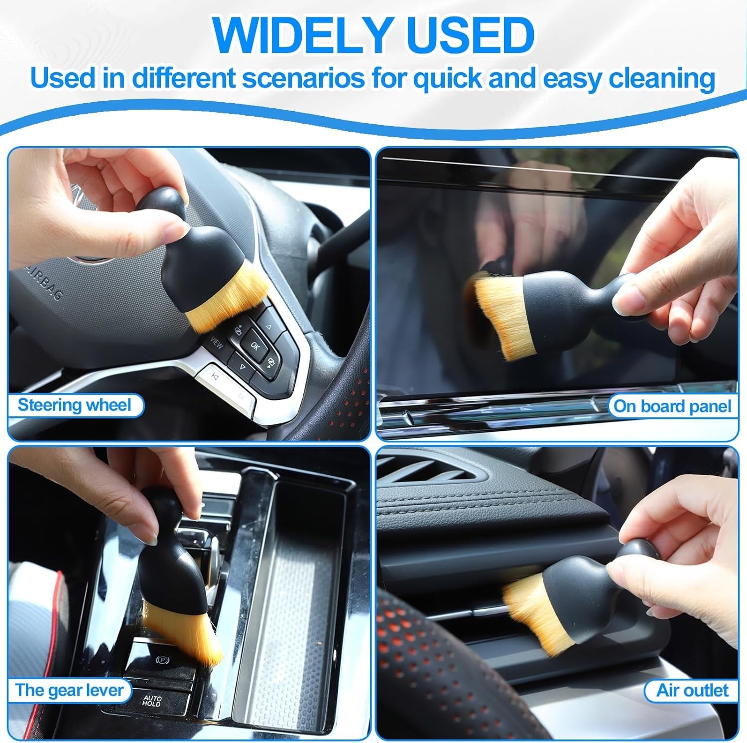 IPELY 3 Pack Large Microfiber Car Duster Exterior Scratch Free with Extendable,