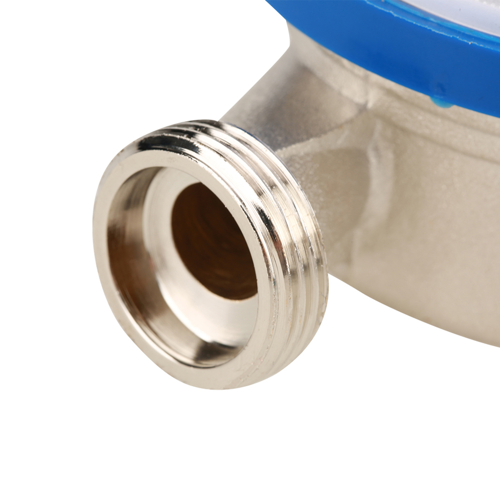 15mm 1/2" Plastic Cold Water Meter Single Water Dry Table Measuring Tools
