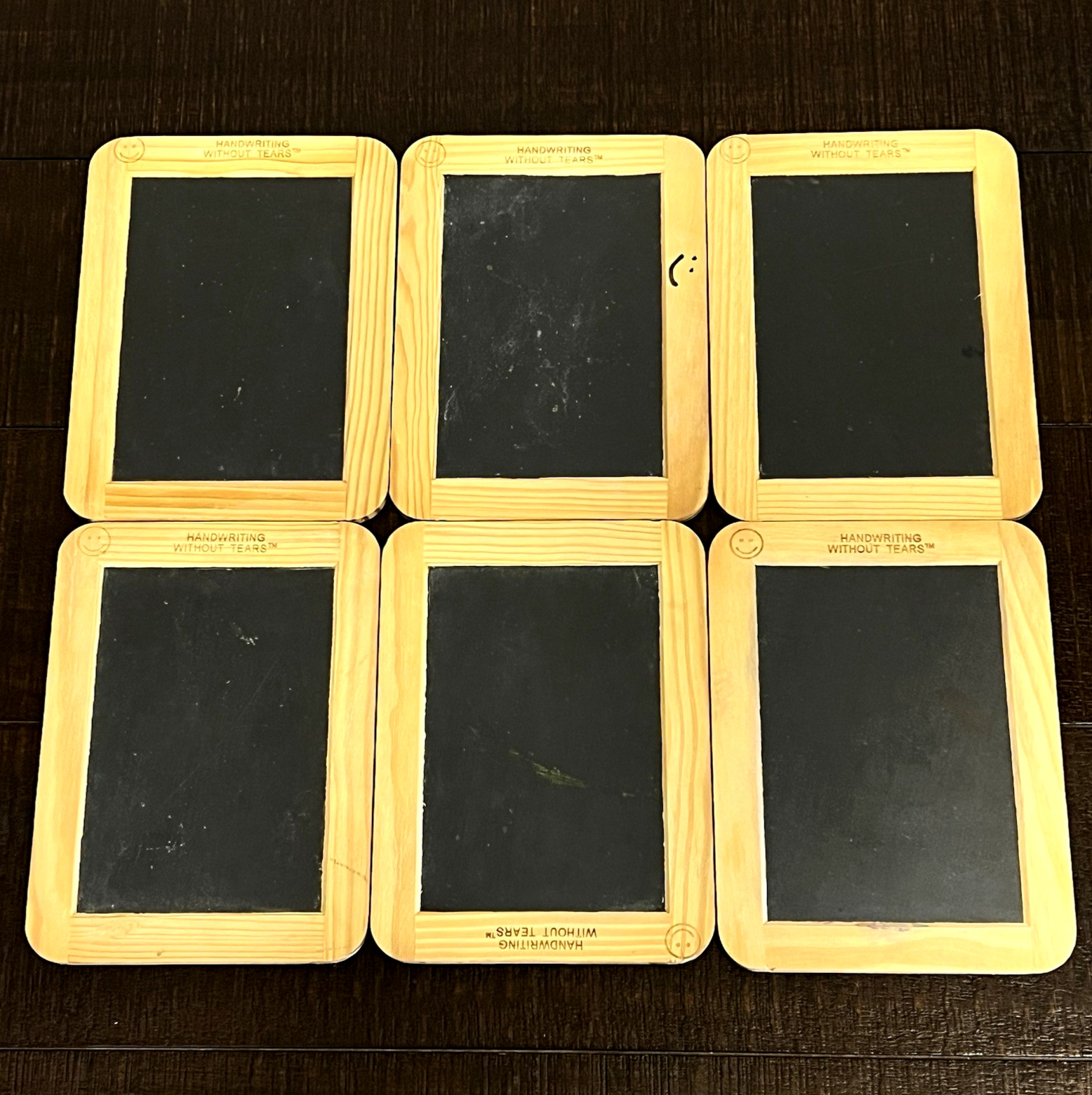 6 Slate Chalkboards HANDWRITING WITHOUT TEARS Lot