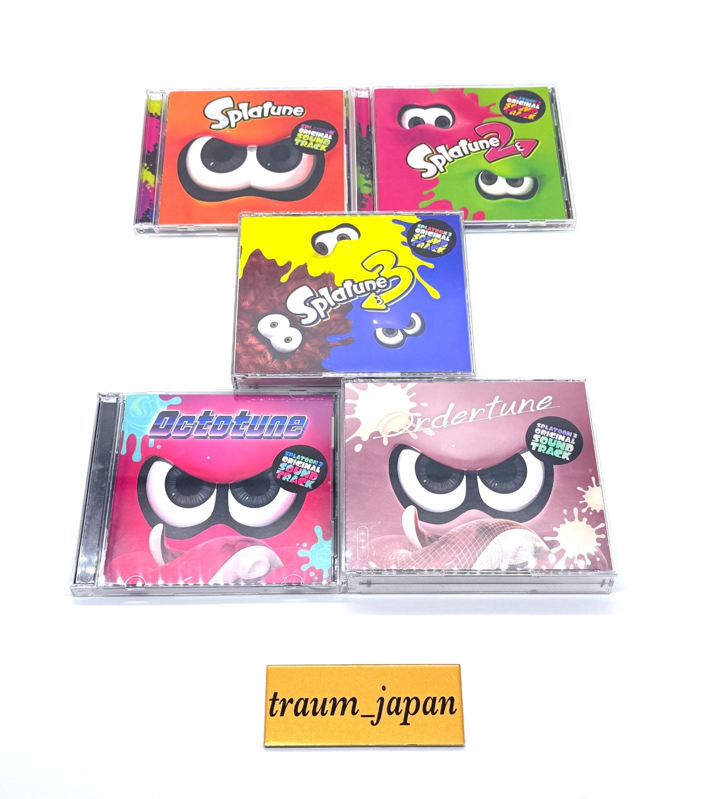 Lot 5 Splatoon Original Soundtrack Splatune Octotune Ordertune CD Nintendo