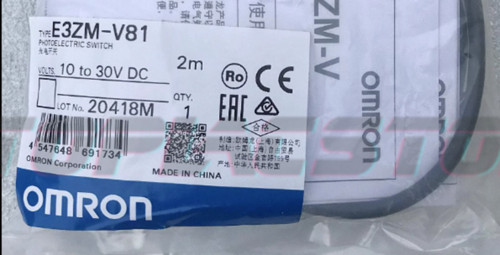 NEW Omron E3ZM-V81 Waterproof Photoelectric Switch~