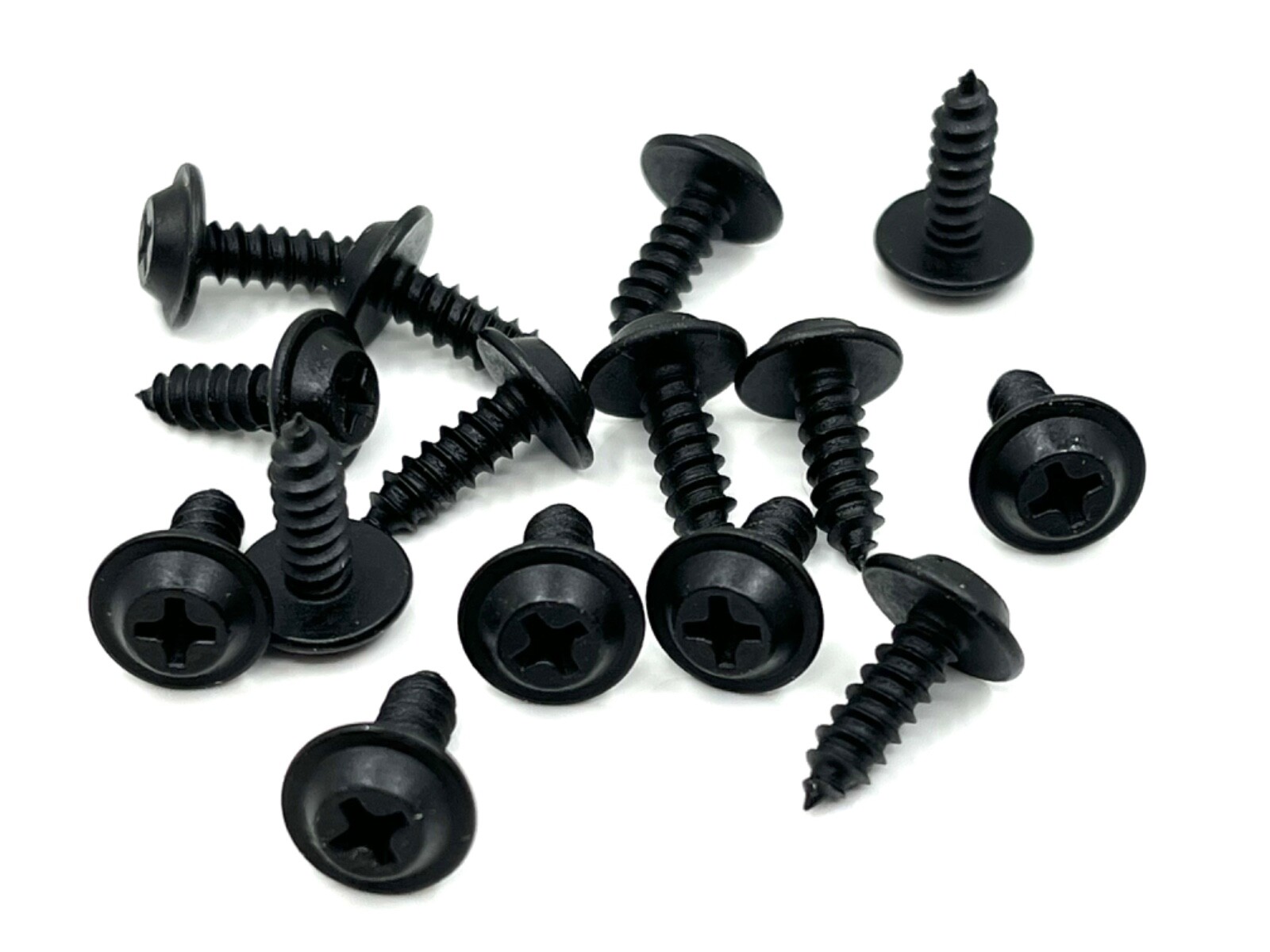 1969-72 GTO Cutlass 442 Chevelle  glove box liner insert screws black 15 pcs