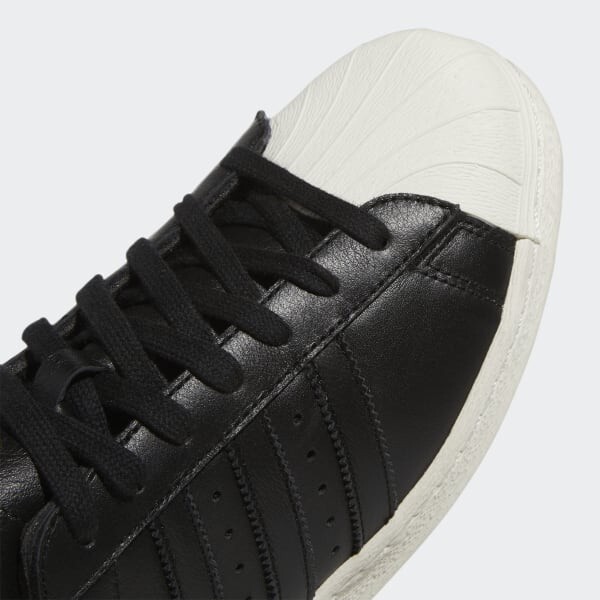 Adidas Superstar 82 Low Shell Toe Men's Leather Shoe Black/White/Gold [GW1799]