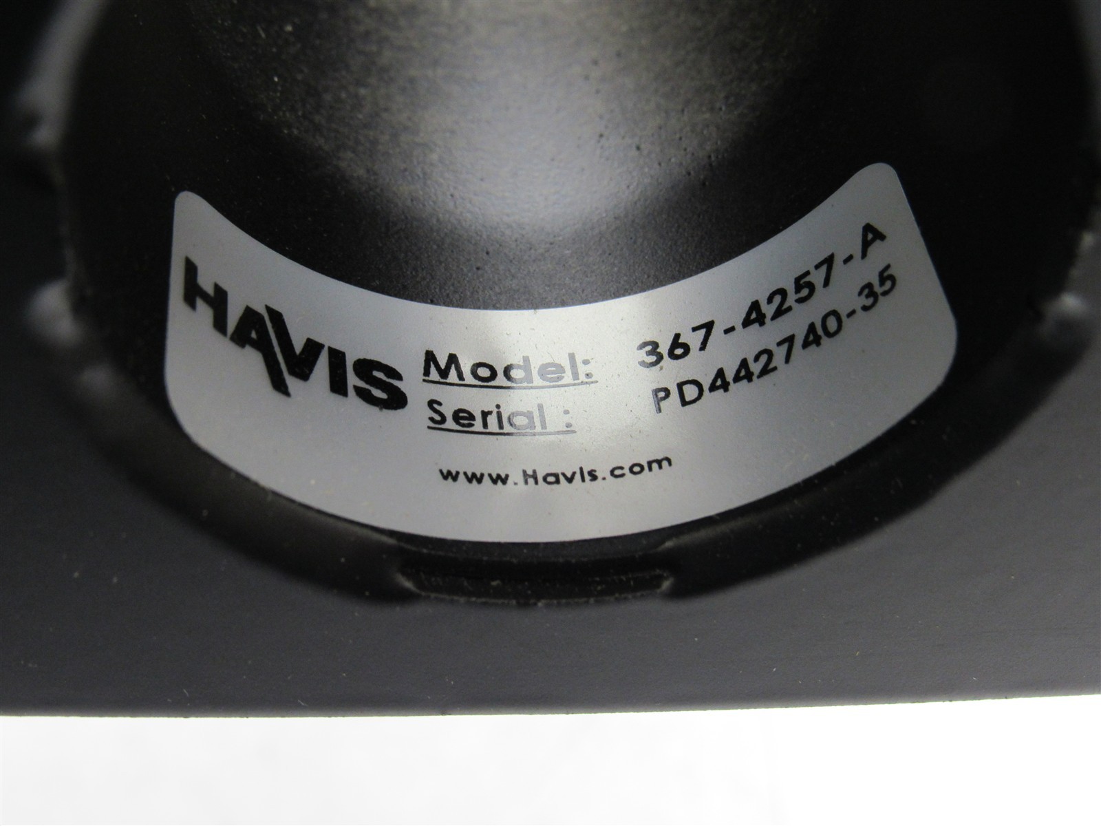 NEW HAVIS POLE RECTANGULAR MOUNTING PLATE WITH EDGE LINERS AND 24'' POLE