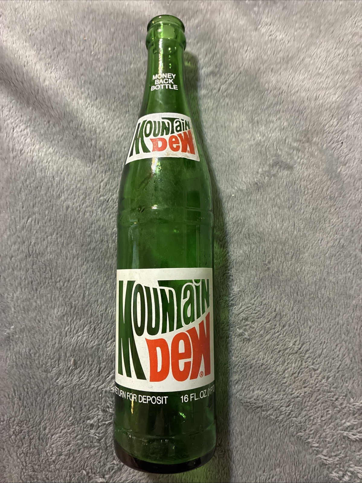 Vintage Mountain Dew Acl 16oz Soda Bottle 1977 Date Code 👀