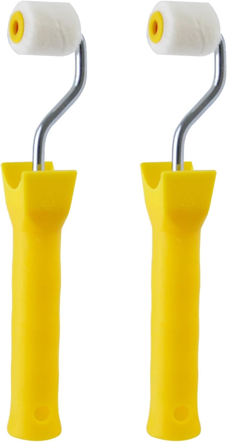 2 Pcs Foam Paint Roller Mini Rollers for Touch up Trim Edge or 1 Inch