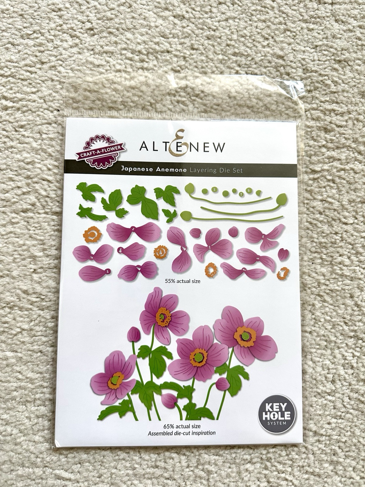 Altenew Craft A Flower Japanese Anemone Die Set NEW