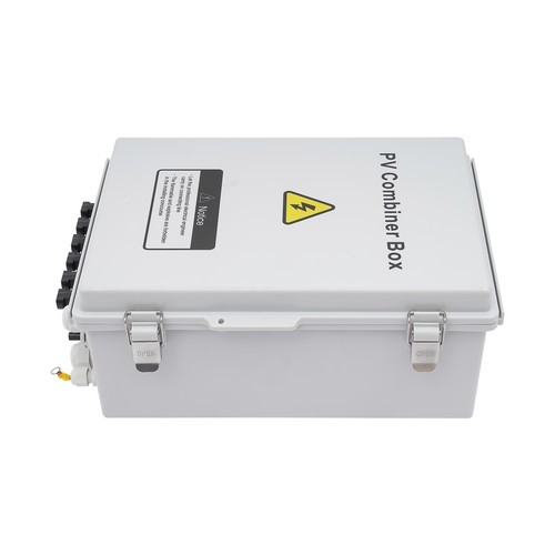 6 String PV Solar Combiner Box Circuit Breaker Junction Box For Solar System