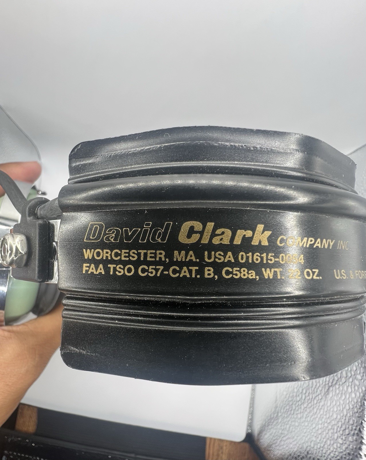 David Clark H10-60 Aviation Headset With M-7A Microphone (LIKE NEW CONDITION)