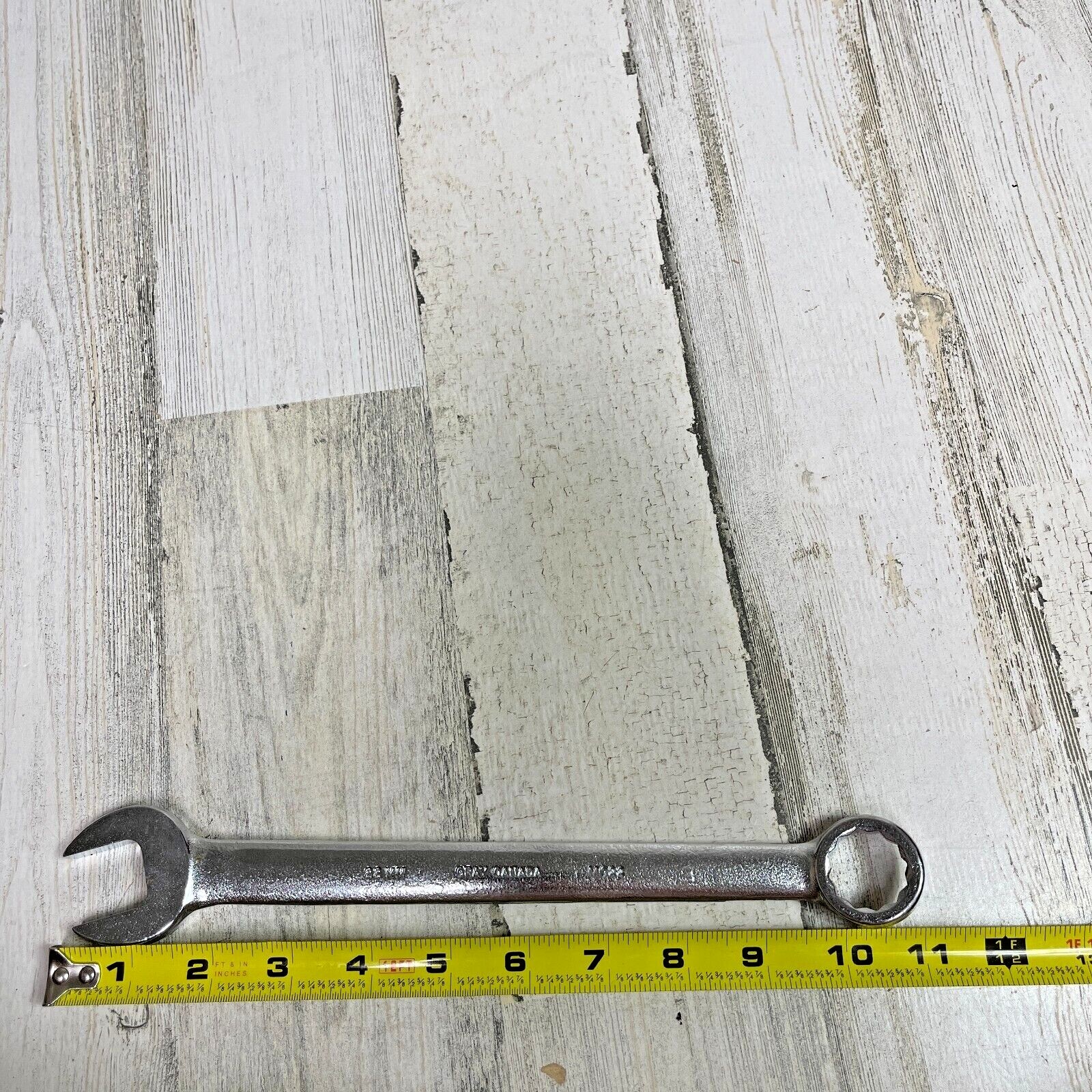 Gray Canada 22MM Combination Open and 12 Pt Box End Wrench MO22