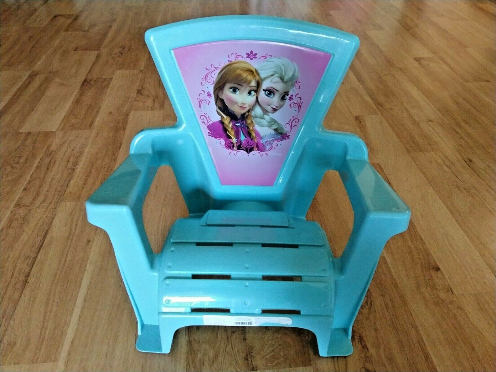 Pick up Only Blue Frozen Plastic Chair Toddler Little Girl 3-7 Year Old