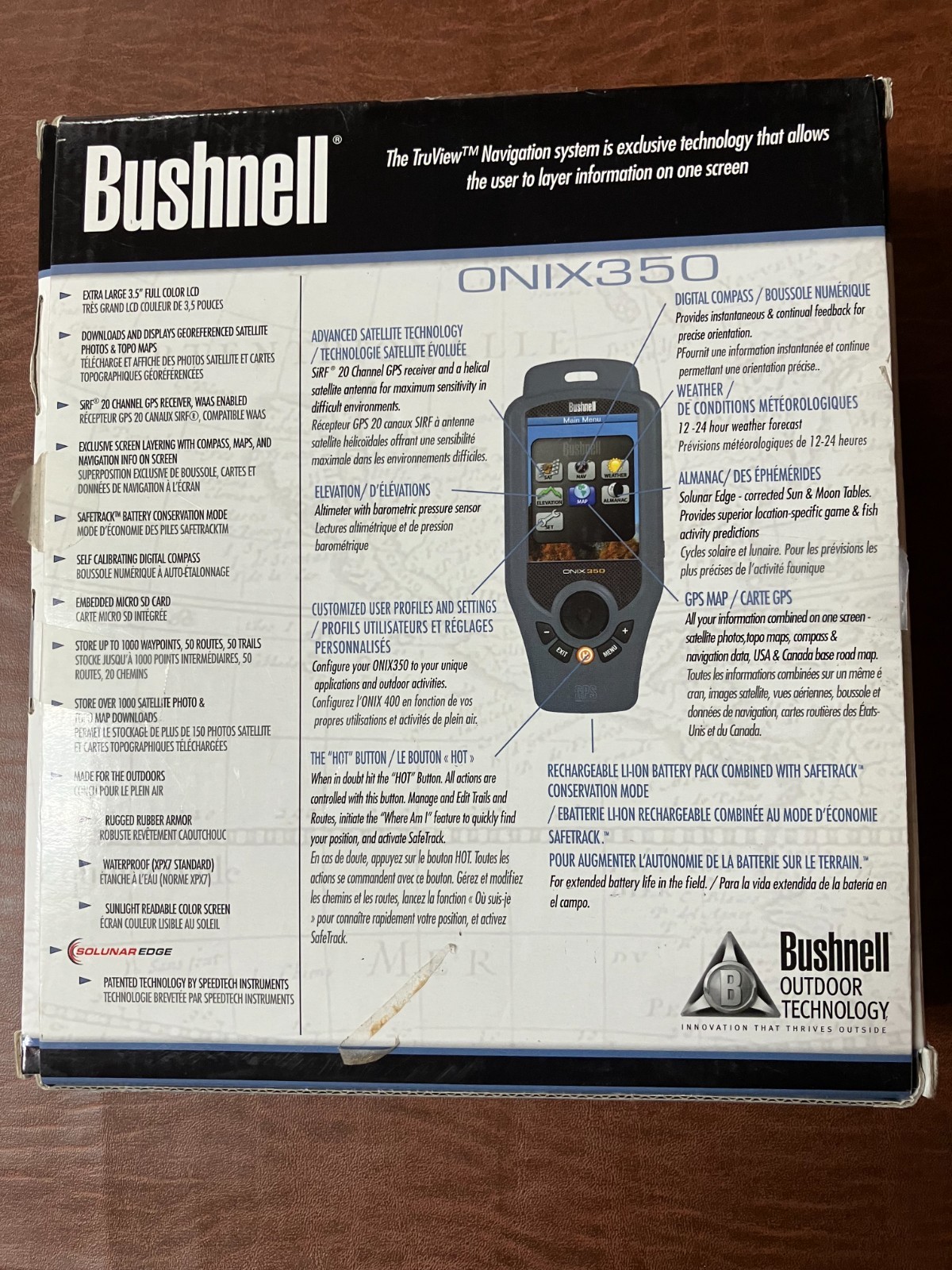 Bushnell ONIX 350 handheld GPS Navsystem - Don't get lost ! - New