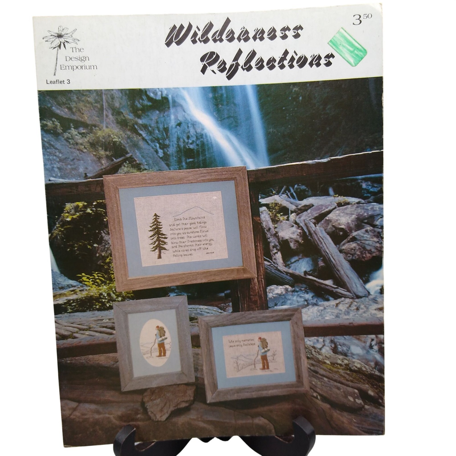 Vintage Cross Stitch Needlepoint Patterns, Wilderness Reflections Leaflet 3