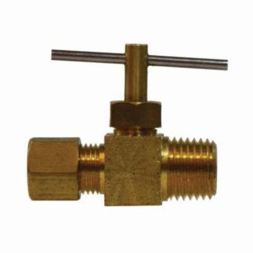 Brass Fitting Type A6760 3/8 Comp X 1/4 Mp Needle Valve