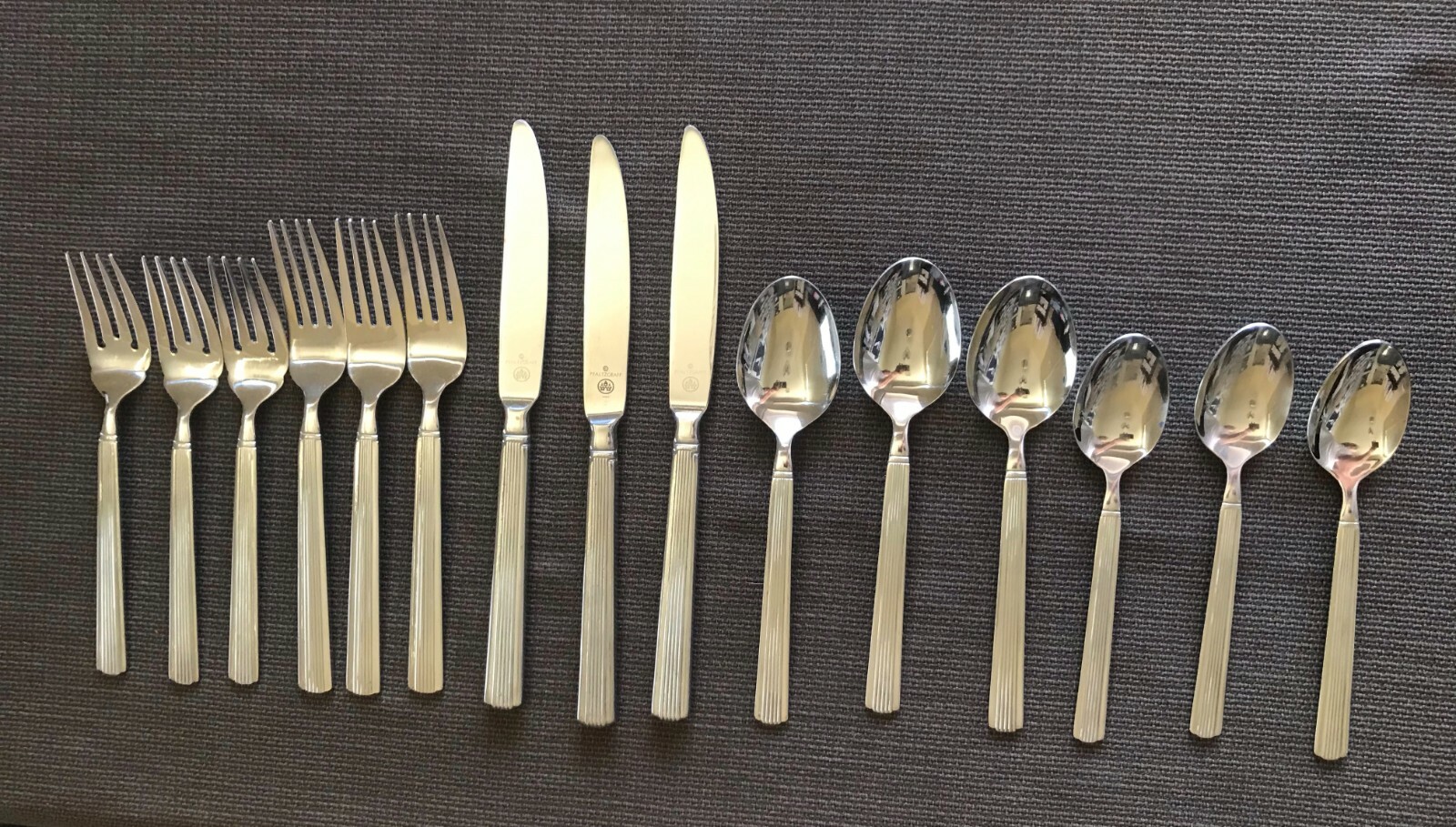 Pfaltzgraff MACKENZIE Stainless flatware BRIGHTON--Korea--15 PC. 3 place setting