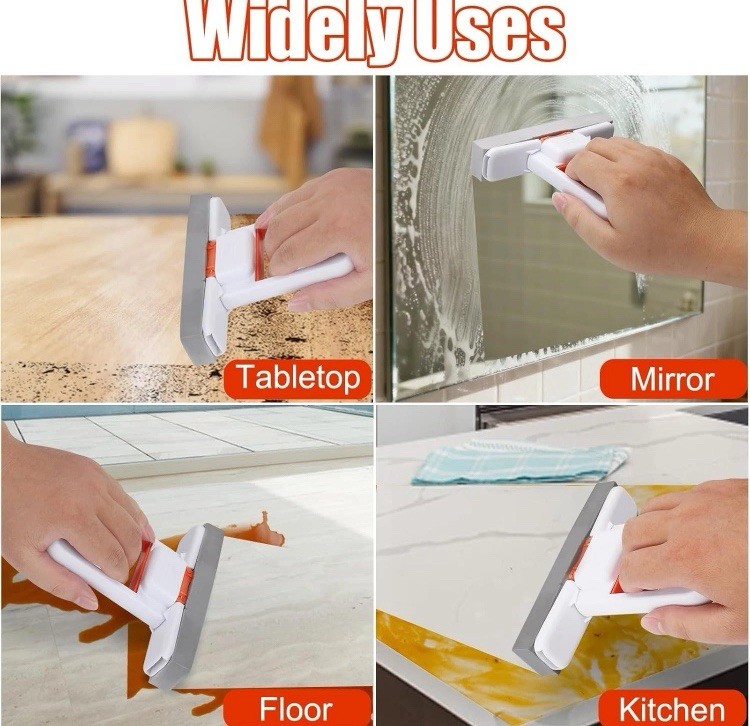 3Pcs Mini Foldable Desktop Mop Portable Squeeze Sponge Cleaning Tool,Wet/Dry 🫧