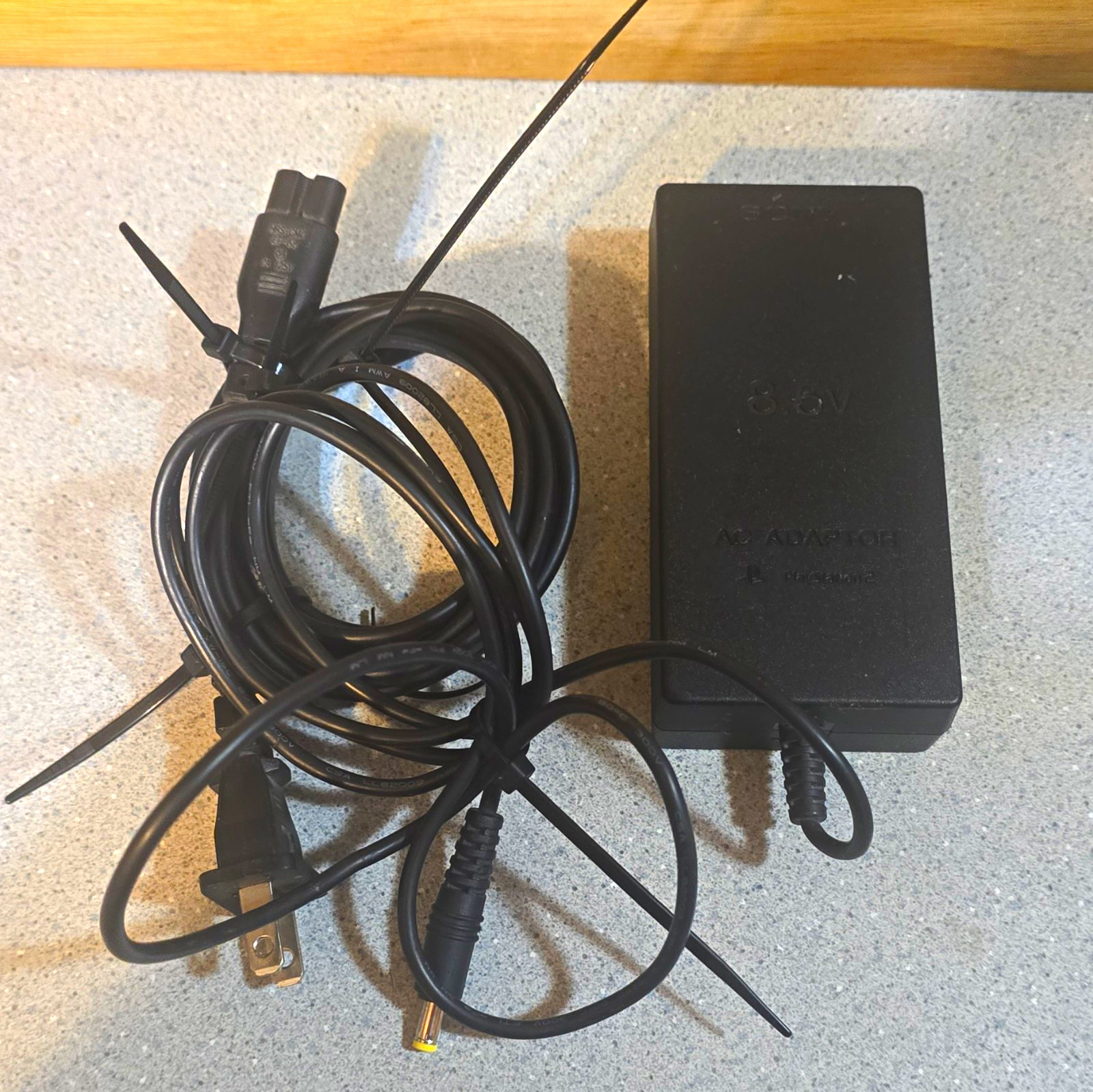 Sony PlayStation 2 PS2 AC Adapter Power Supply 8.5V Black Wired w/ Cord