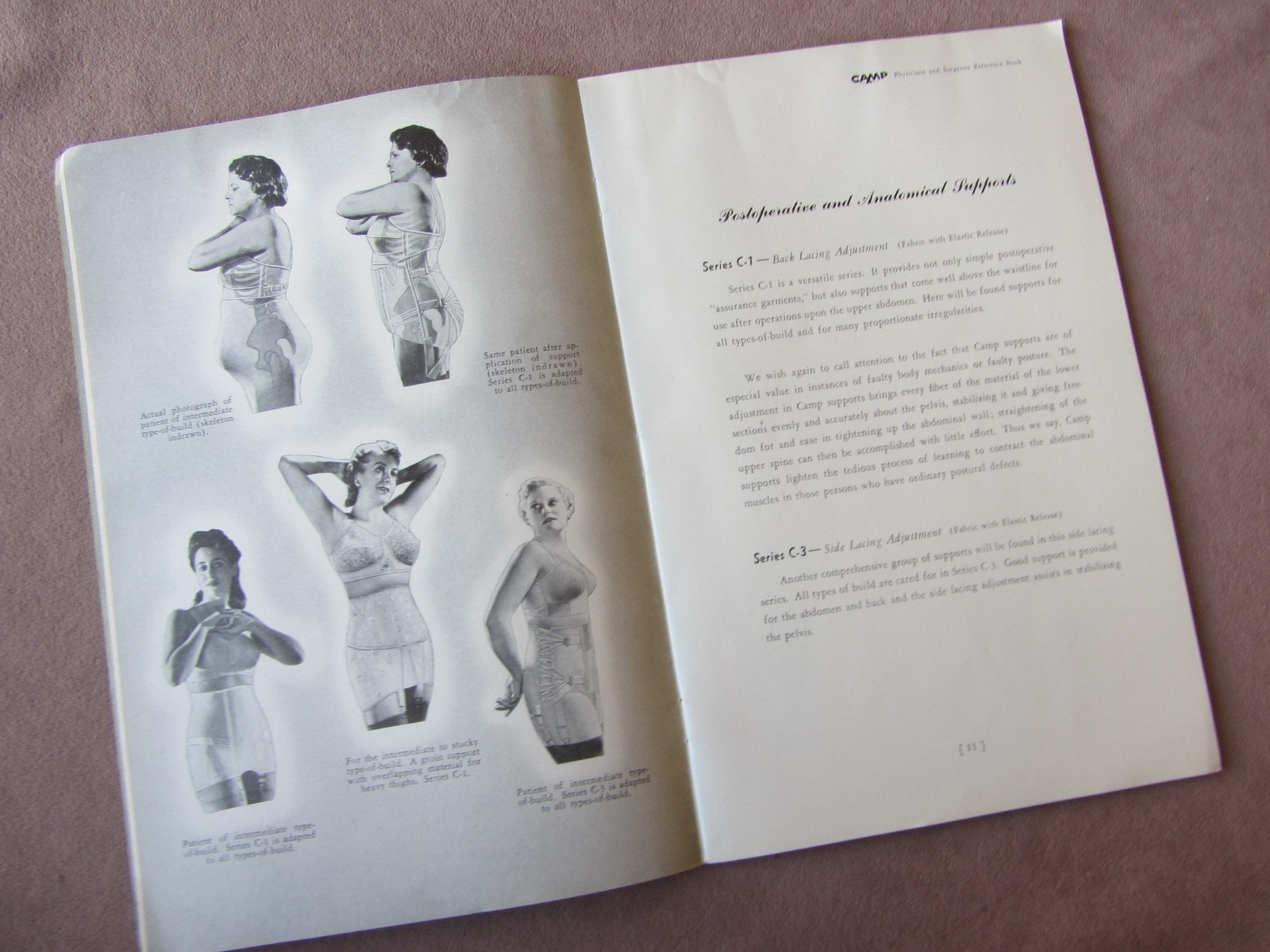 1948 Physicians + Surgeons Reference Book *Prescribing CAMP Anatomical Supports