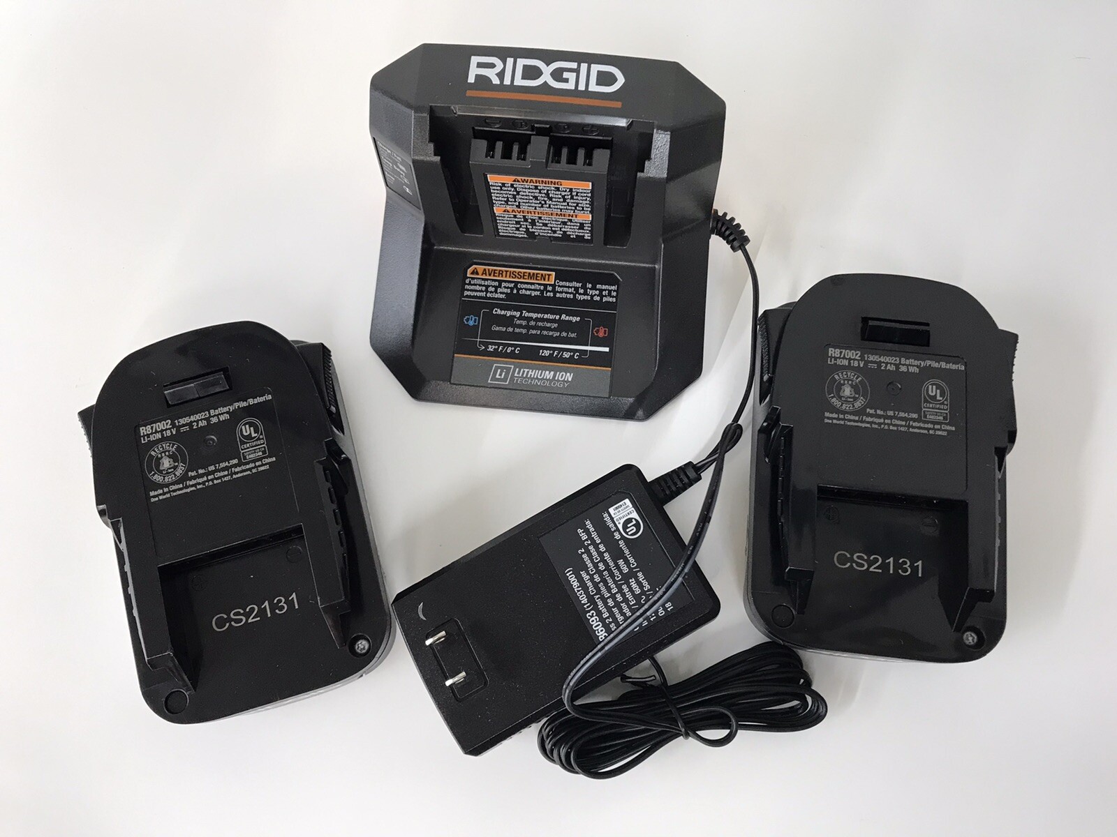 Ridgid Cordless 2 Tool Combo kit R86001 & R86002
