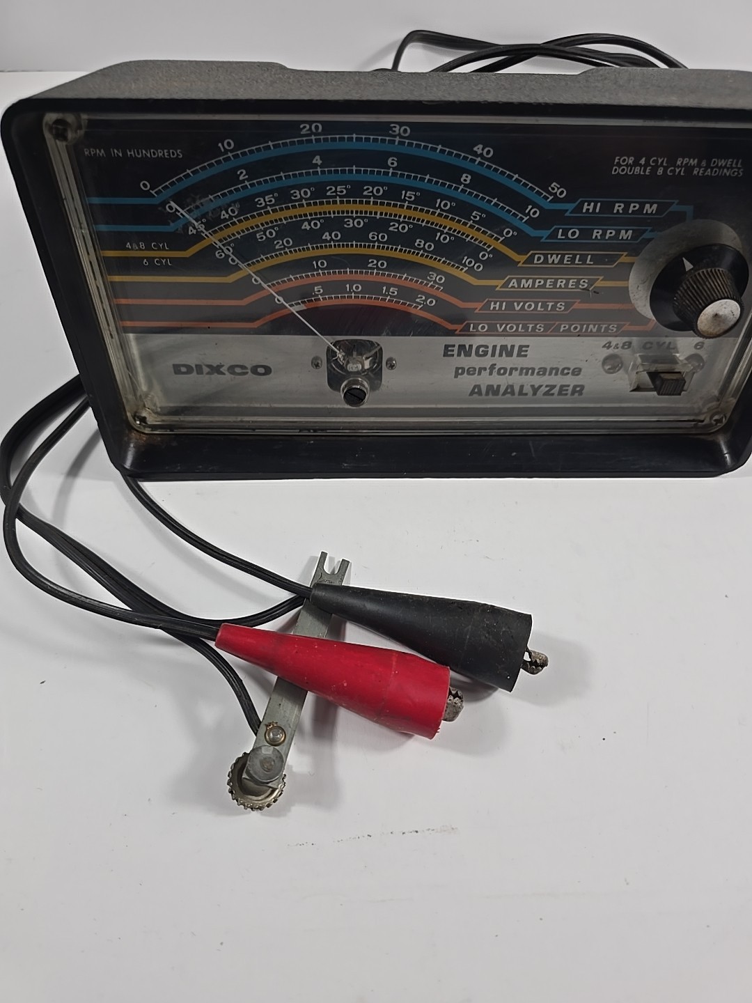 Vintage Dixco Engine Performance Analyzer Untested As Is.