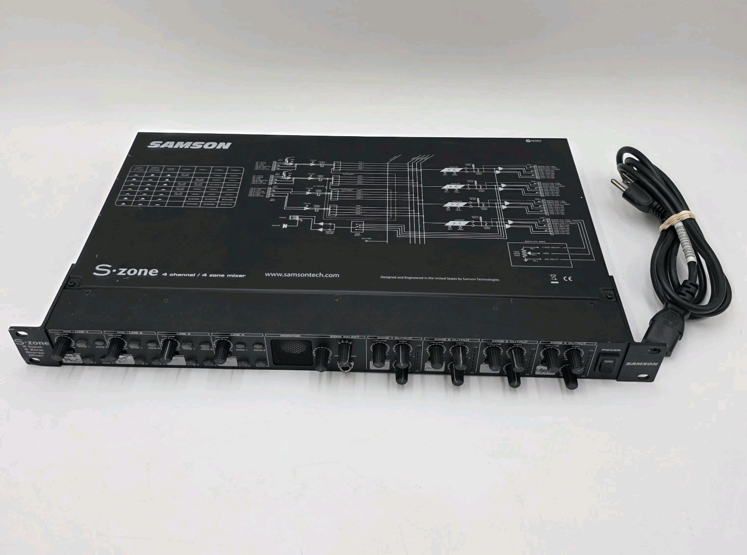 Samson Stereo Mixer 4 input/4 S Zone