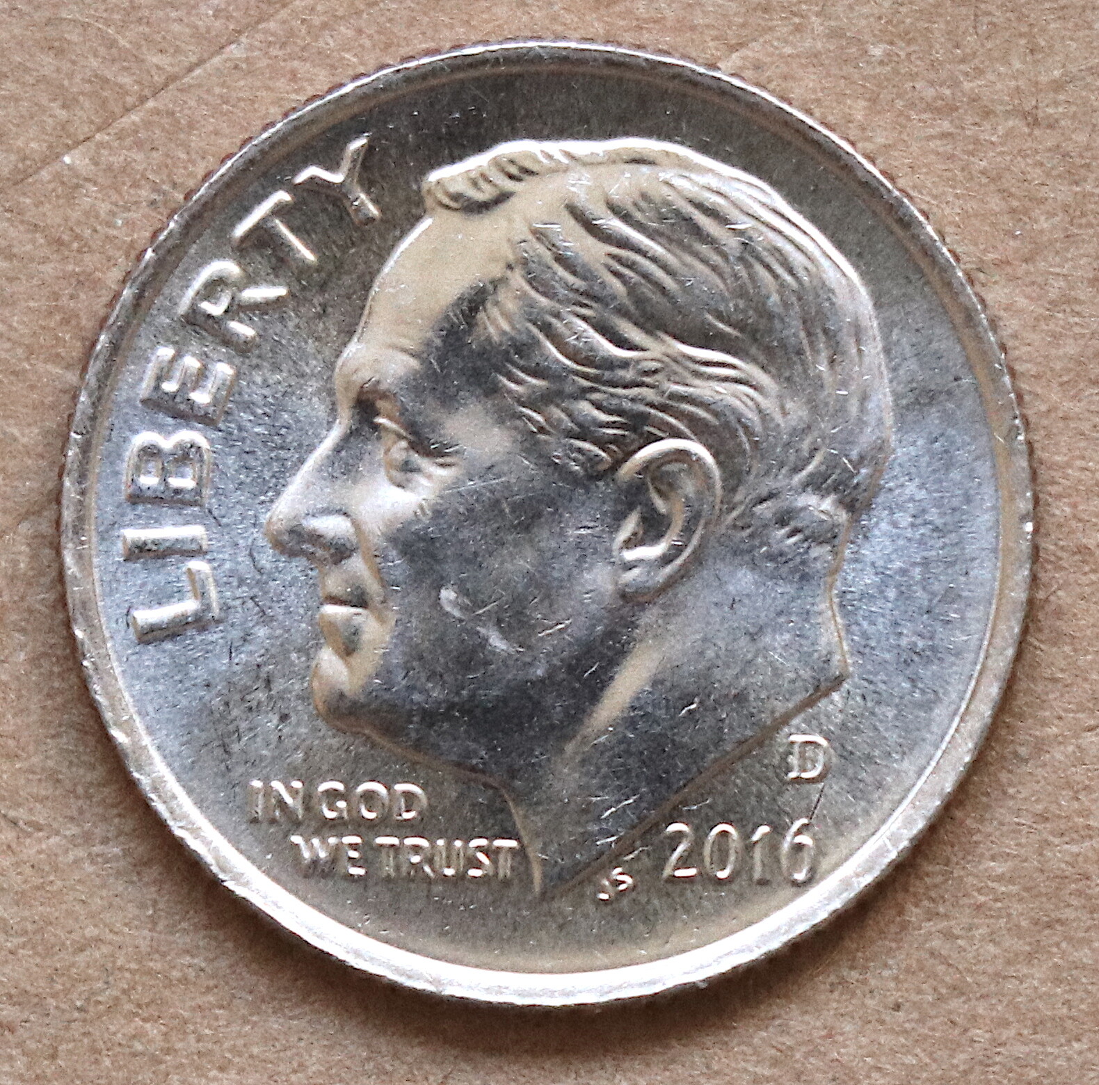 2016 D Roosevelt Dime BU