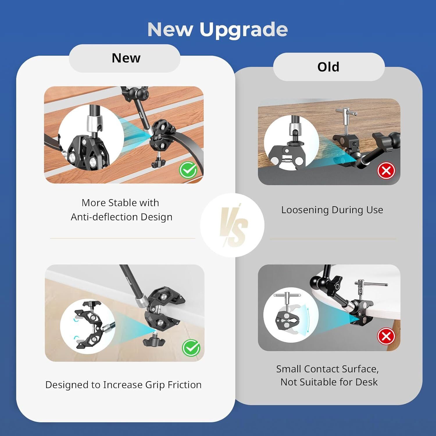 SmallRig Crab-Shaped Clamp with Magic Arm 4454